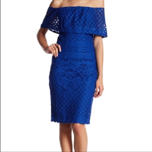 Sharagano Dresses & Skirts - SHARAGANO lace dress. Worn 1x